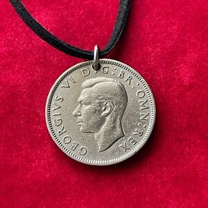 Great Britain Coin Pendant Necklace